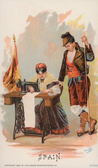 Máquina de coser, España de American School